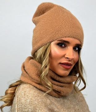 Модный комплект из ШАПКИ И ЮБКИ CARMEL ALPACA AL1