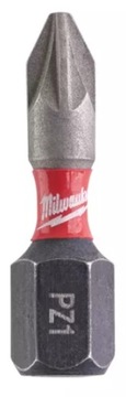 BIT KOŃCÓWKA UDAROWA MILWAUKEE SHOCKWAVE PZ1 25MM