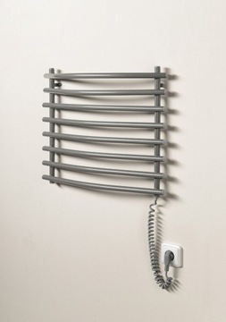 Aqualine Elektryczna suszarka na ręczniki 72W szar