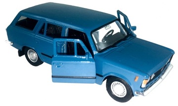 FIAT 125P KOMBI MODEL METAL WELLY 1:34 NIEBIESKI