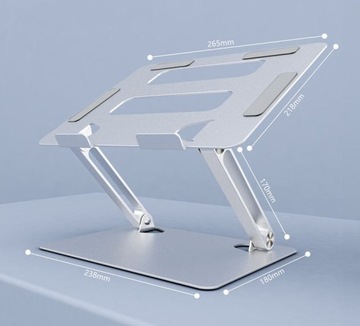 STOLIK POD LAPTOPA TABLET PODSTAWKA ALUMINIOWY REGULOWANY SKŁADANY STOJAK