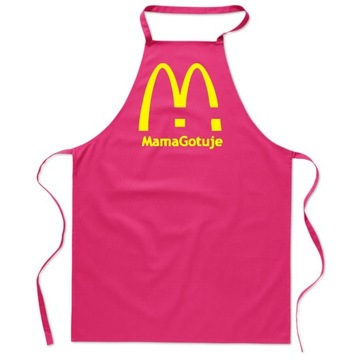 Fartuch kuchenny - dla Mamy - M jak Mama Gotuje - Różowy