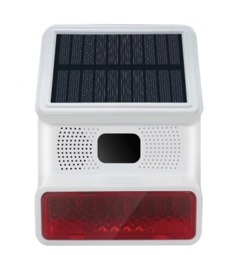 BEZPRZEWODOWA SOLARNA SYRENA ALARMOWA 433MHZ WSR200 SYSTEMY ALARMOWE