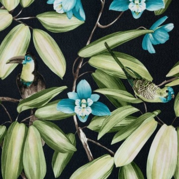 LONI BLACKOUT ШТОРА С ЦВЕТАМИ 140x250 КОЛЕСА