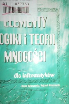 Elementy logiki i teorii mnogości dla informatyków