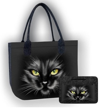 Zestaw Bertoni Torba Lady XL Nero + organizer
