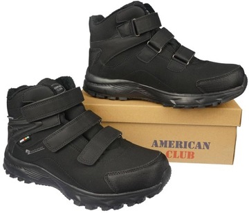 Zimowe buty męskie American Club MHL-21BL 45