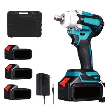 KLUCZ UDAROWY ELEKTRYCZNY DO MAKITA 2500mAh 18V 650NM+3*AKU