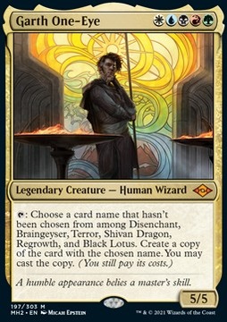 Karta Magic: the Gathering Garth One-Eye FOIL