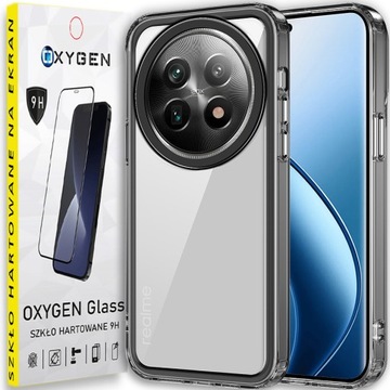Etui Case Pokrowiec na telefon OXYGEN PURE do REALME 12X 5G|+ Szkło 9H