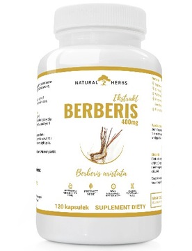 NATURALNA BERBERINE 120C BERBERYNA CARDIOVASCULAR