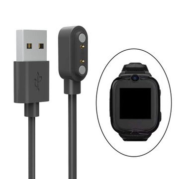 Шнур, 1,97-контактный портативный USB-кабель для зарядки, черный