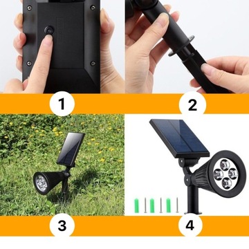 СОЛНЕЧНАЯ ЛАМПА С СЕНСОРОМ САДОВОГО ОТРАЖАТЕЛЯ МОЩНОСТИ