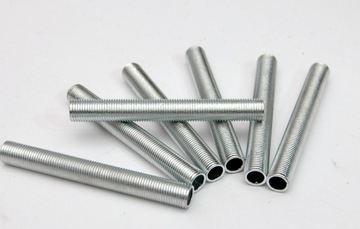 10x Nypel M10x1 rurka 80mm gwintowana lampy