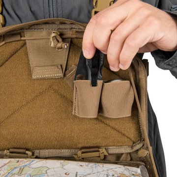 Нагрудный рюкзак Helikon Numbat Черный/Тень Серый