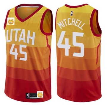 Koszulka koszykarska Utah Jazz 45 Donovan Mitchell