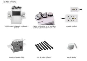 МИКРОДЕРМА СУПЕРСЛИМ | 6В1 КОМБИНИРОВАННЫЙ ЛИПОЛАЗЕР RF ВОЛНЫ ДЕРМО-МАССАЖ КАВИТАЦИЯ