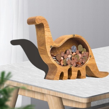 Новая копилка-копилка для монет-динозавров