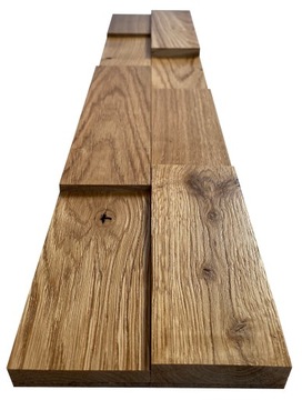 Cegiełki 3d drewno dąb Natural Wood Panels Mozaika