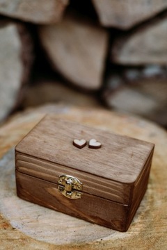 КОРОБКА ИЗ МХА В РУСТИК БОХО ДЛЯ КОНВЕРТОВ И ОБРУЧАЛЬНЫХ КОЛЬЦ В РУСТИКЕ