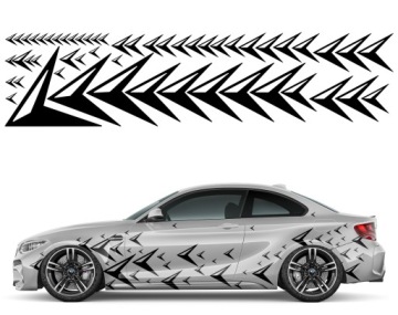 Samolepka na auto Geometrie Šipky 44x180 cm
