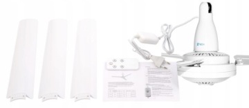 ВЕНТИЛЯТОР ПОТОЛОЧНЫЙ ВЕНТИЛЯТОР 120 см 230 об/мин ДИСТАНЦИОННЫЙ