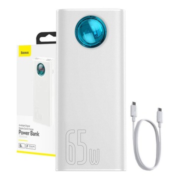 BASEUS POWERBANK 30000MAH USB-C LIGHTNING MICRO PD QC 65W LED KABEL USB-C