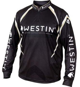 Koszulka Westin LS Tournament Shirt Black/Grey L Rozmiar: Large (L)