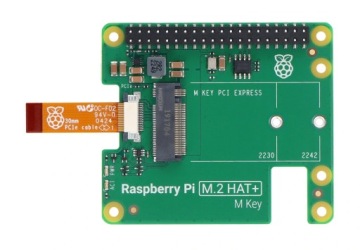 Raspberry Pi M.2 HAT+ - накладка для NVMe-накопителей и аксессуаров M.2