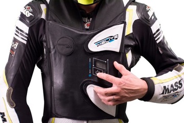 KAMIZELKA NA KOMBINEZON MOTOCYKLOWY Z PODUSZKĄ r.L