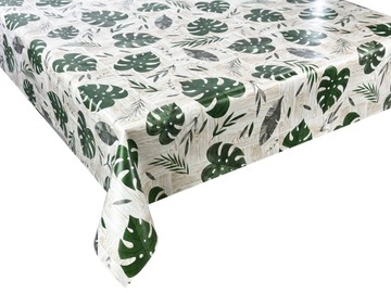 Cerata na Metry Obrus Ceratowy na Wymiar Liście Monstera 140x140 cm