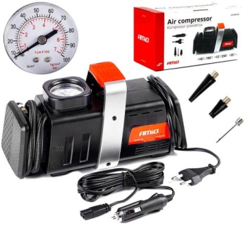 АВТОМОБИЛЬНЫЙ КОМПРЕССОР Электрический насос Компрессор прикуривателя 12 В 230 В