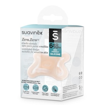 Suavinex Smoczek fizjologiczny Sx Pro Zero Zero 6-18m