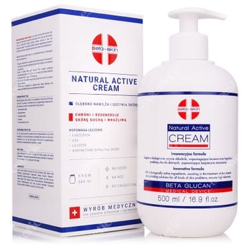 BETA-SKIN NATURAL ACTIVE CREAM 500 ML PROMOCJA