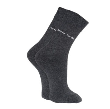 PIERRE CARDIN Skarpety garniturowe 3P GRAFIT 43/46