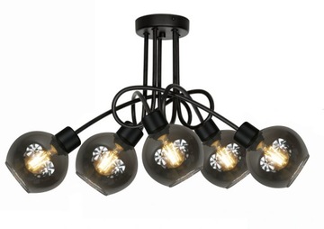 LAMPA SUFITOWA ŻYRANDOL NAD STÓŁ KING 70-100KR LED