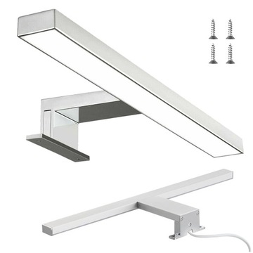 KINKIET LED LAMPA NAD LUSTRO SZAFKĘ ŁAZIENKA 6000K MAKIJAŻU LAMPKA ŚCIENNA