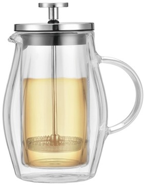 Zaparzacz szklany do kawy herbaty 350ml dzbanek French Press KLAUSBERG 7682