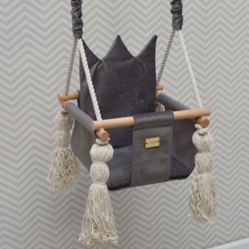 ЛАВАНДО - ЖЕСТКИЕ ДЕТСКИЕ КАЧЕЛИ, ВЕЛЮРОВАЯ МИКС