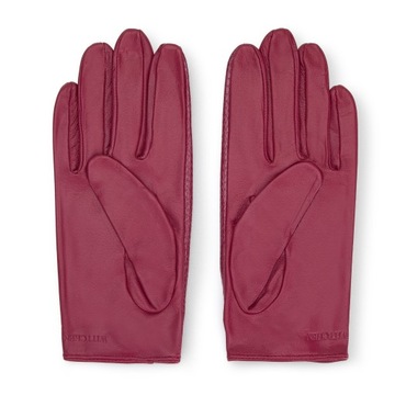 Rękawiczki samochodowe damskie WITTCHEN 46-6A-002-5 - S, CZERWONY