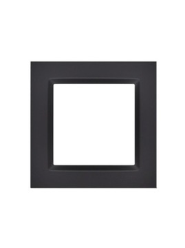 Одинарная рамка Kontakt-simon 10 CR1/49 черная