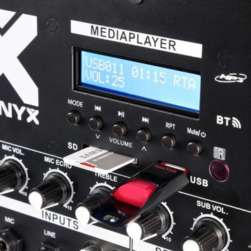 Аудиосистема с микрофоном Vonyx USB SD BT 1000 Вт