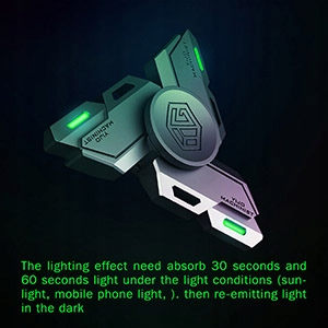 Светящийся спиннер с 3 листьями Desgin Fidget Spinner