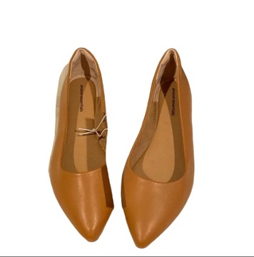 AMAZON ESSENTIALS BALERIINY MIĘKKIE CAMEL 38 ABA