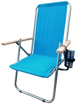 POLSKIE LEŻAKI PLAŻOWE / OGRODOWE DO 150 kg - STAL
