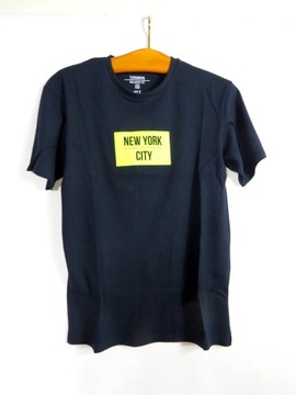 T-SHIRT MĘSKI NA LATO KRÓTKI RĘKAW koszulka bluzka podkoszulka NEW YORK M