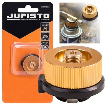 ADAPTER GAZU NABÓJ GAZOWY GWINT KARTUSZ BUTLI 7/16