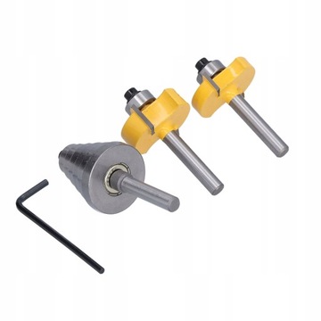 Фреза 1/4 дюйма с многошлицевым хвостовиком с 6 шт.