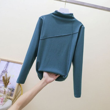 Kobiety Termiczne Turtleneck Rozciągnij Koszulka