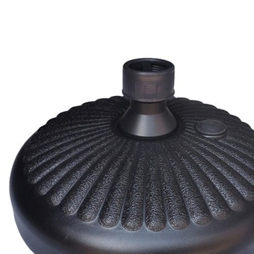 Подставка для садового зонта Черный летний зонт.